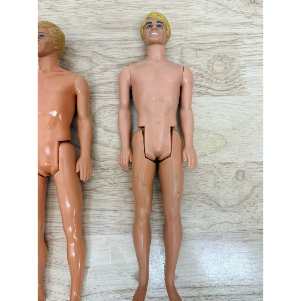 Ken Doll Lot 4 Naked Mattel 1980s Malibu Beach 1968 Body 1983 1988 Heads #14